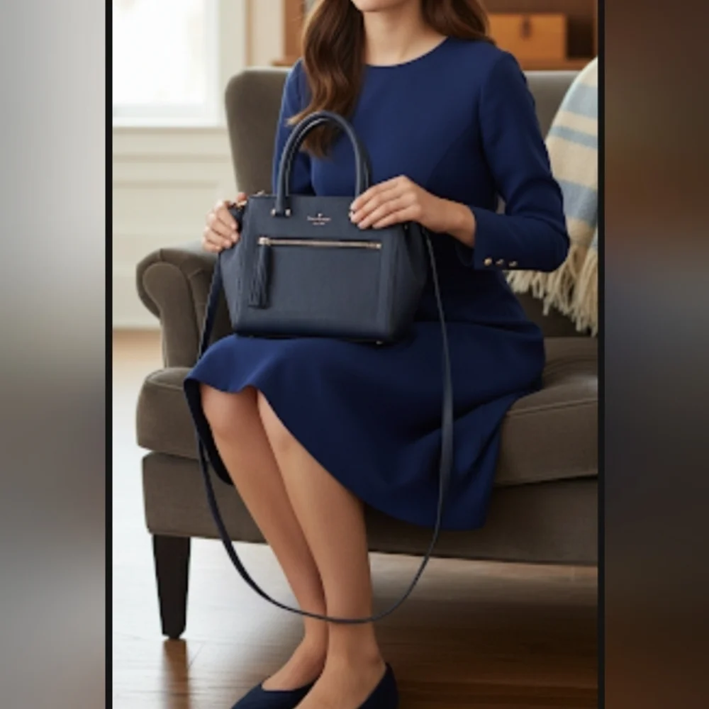 Kate Spade Navy Satchel Bag